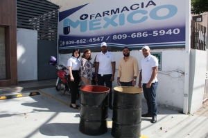 Institución impacta comunidad tras jornada colocación zafacones
